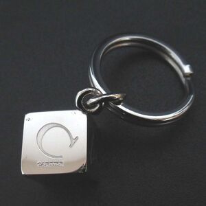 Cartier Dice Key Holder Key Ring Silver Color Ladies Used